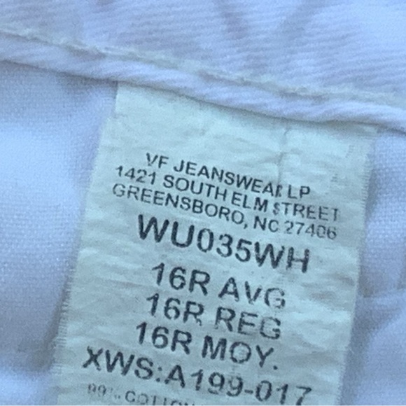 EUC, Aura White Ankle Jeans, sz. 16 R - Picture 10 of 10